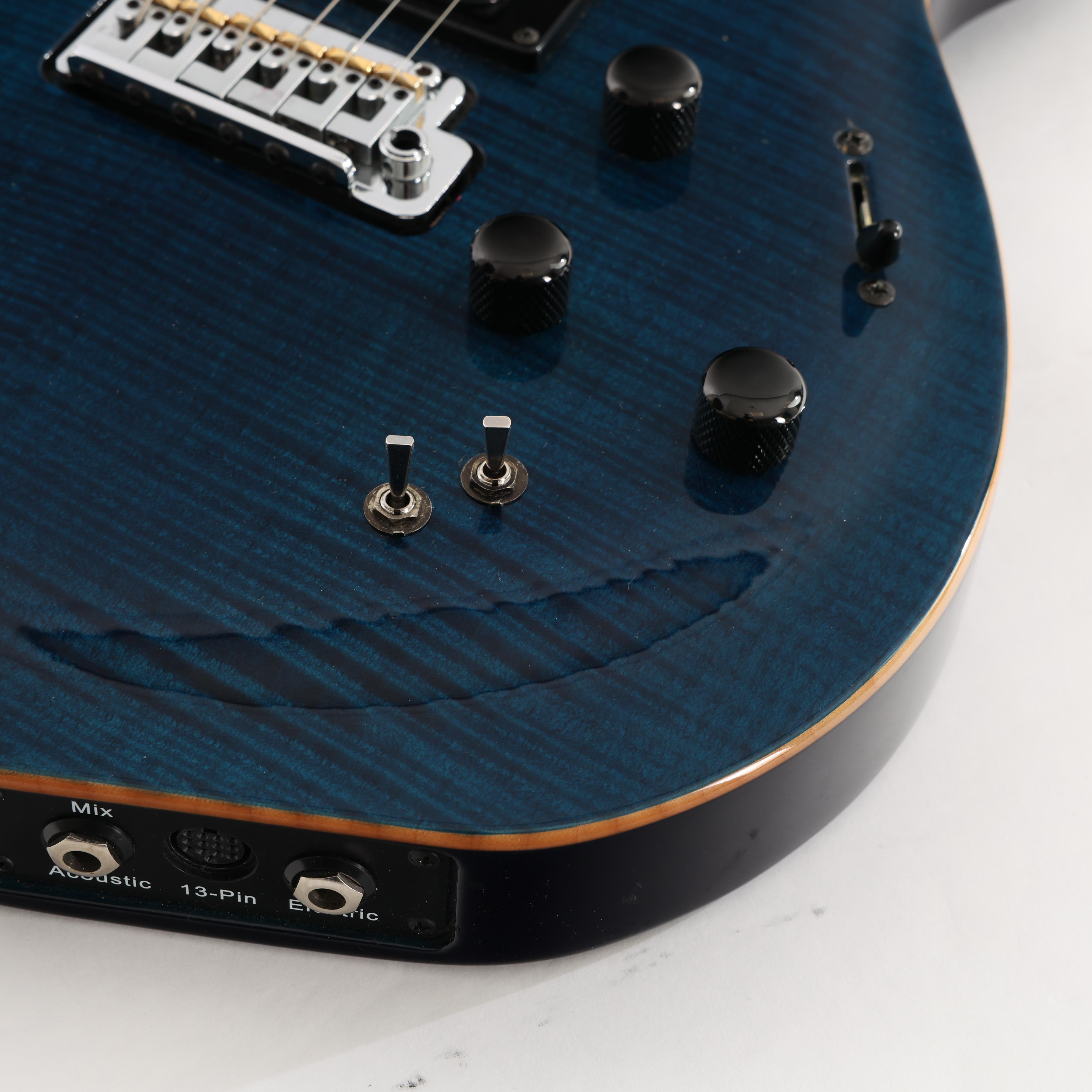 12443】Godin LGXT Trans Blue Flame ゴダン